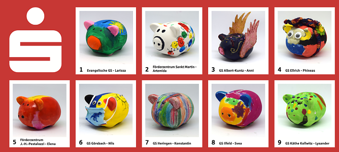 Die Sparkasse bittet wieder zum Sparschwein-Voting (Foto: Kreissparkasse Nordhausen) Die Sparkasse bittet wieder zum Sparschwein-Voting (Foto: Kreissparkasse Nordhausen)