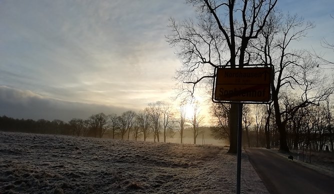 Noch sieht es nicht nach wei&szlig;er Weihnacht aus - jedenfalls nicht im Flachland (Foto: W.J&ouml;rgens)