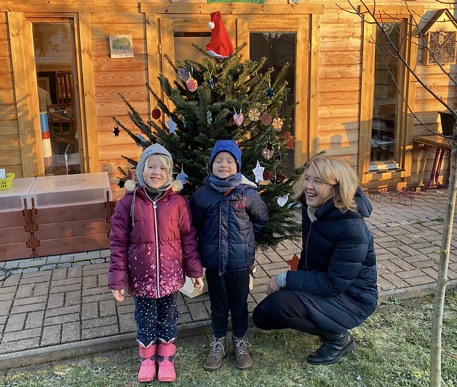 Bei den "Kleinen Entdeckern" hat man in der Adventszeit viel gebastelt und geschm&uuml;ckt (Foto: Beanke Juch)