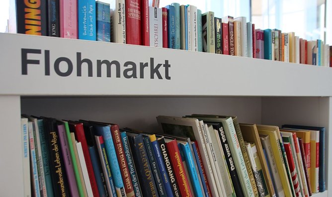B&uuml;cherflohmarkt am Samstag (Foto: Stadtverwaltung NDH)