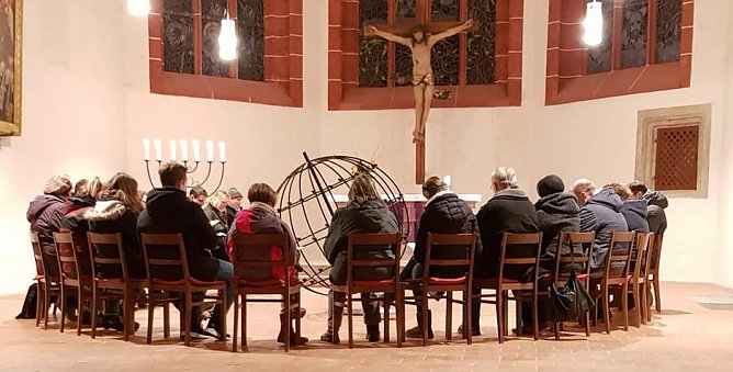 Friedensgebet in der Blasii-Kirche in Nordhausen (Foto: Evangelischer Kirchenkreis Südharz) Friedensgebet in der Blasii-Kirche in Nordhausen (Foto: Evangelischer Kirchenkreis Südharz)