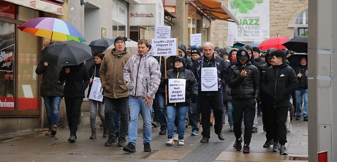 Montags-Spaziergang in Nordhausen (Foto: agl)