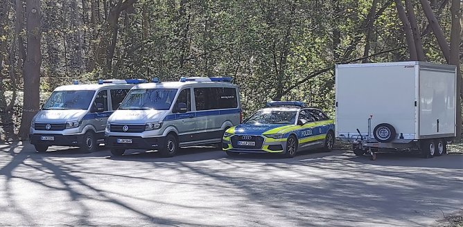 LKW-Kontrollen heute in Nordhausen (Foto: Polizei)