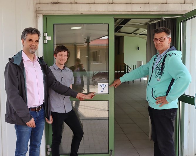 Netzwerk WIFI4EU im OT Sundhausen (Foto: Stadtverwaltung Nordhausen)