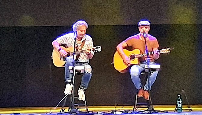 Thomas Wacker und Thorsten Gary als Duo Graceland in Bleicherode (Foto: nnz)