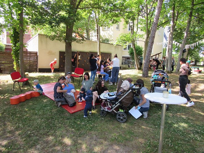 Viel Spa&szlig;, Informationen und Aktionen bot das Familienfest. (Foto: Familienzentrum)