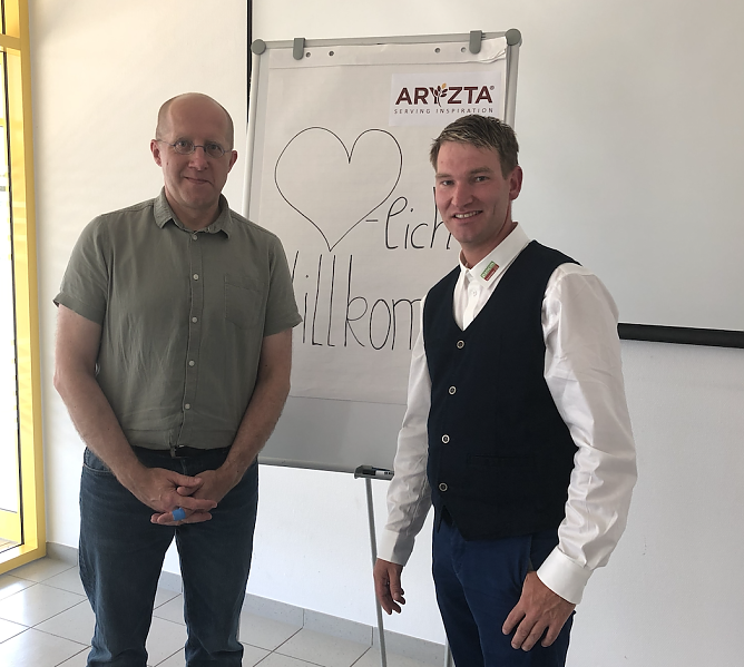 Die Ausbilder Steffen Wolter und Matthias Nolte (Foto: Panem Backstube) Die Ausbilder Steffen Wolter und Matthias Nolte (Foto: Panem Backstube)