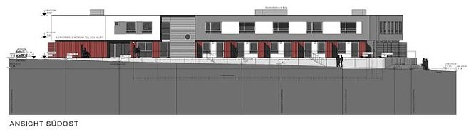 Ansicht von der Stra&szlig;e her (Foto: JSW)