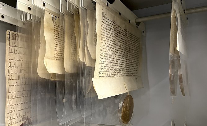 Siegelwerkstatt im Stadtarchiv (Foto: Stadtverwaltung Nordhausen)