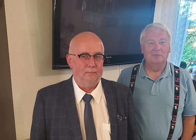 J&uuml;rgen Pohl und Marcus B&uuml;hl waren auf dem Nordh&auml;user Markt zu Gast (Foto: Andreas Leupold)