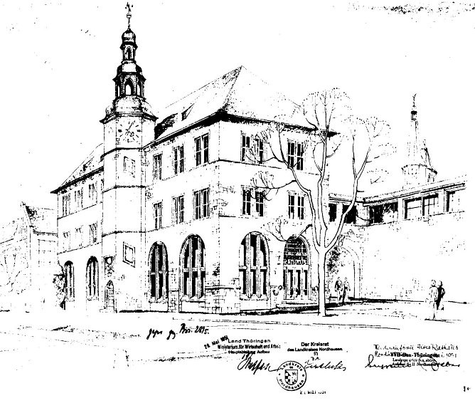 Die Skizze des Hauses von Friedrich Stabe (Foto: Heidelore Kneffel) Die Skizze des Hauses von Friedrich Stabe (Foto: Heidelore Kneffel)