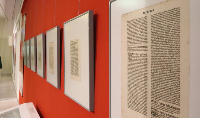 Die neue Bibel-Ausstellung in der Flohburg (Foto: &copy;Stadtverwaltung Nordhausen)