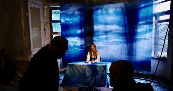 Foto-Projekt des Herder-Gymnasiums in der Kneiff'schen Villa (Foto: agl)