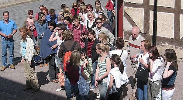 G&auml;ste aus Europa auf Erkundungstour (Foto: SG)