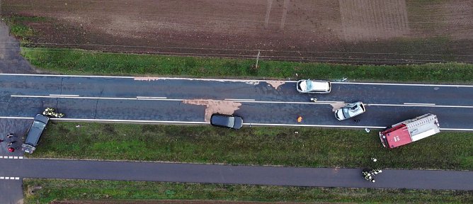 Mehrfachcrash bei Nohra (Foto: S. Dietzel) Mehrfachcrash bei Nohra (Foto: S. Dietzel)