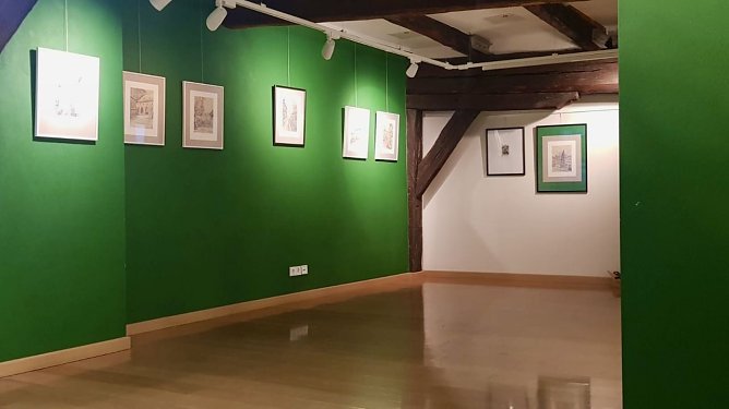 Ausstellung im "Gr&uuml;nen Salon" der Flohburg (Foto: Stadtverwaltung Nordhausen)