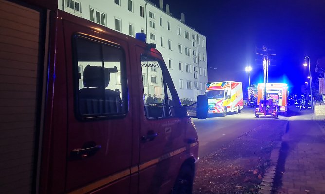 Gestern Abend Einsatz in Klettenberg (Foto: S.Dietzel) Gestern Abend Einsatz in Klettenberg (Foto: S.Dietzel)