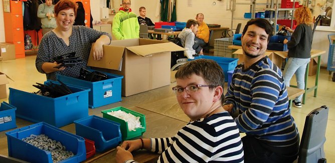 Tag der offenen T&uuml;r bei den Nordth&uuml;ringer Werkst&auml;tten (Foto: agl)