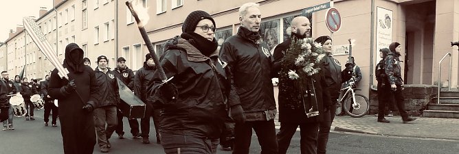 Aufz&uuml;ge offen rechtsextremer Organisationen wie dem "III. Weg" 2018 in Nordhausen scheinen selten geworden, die Szene hat sich gewandelt (Foto: nnz-Archiv, Symbolbild)