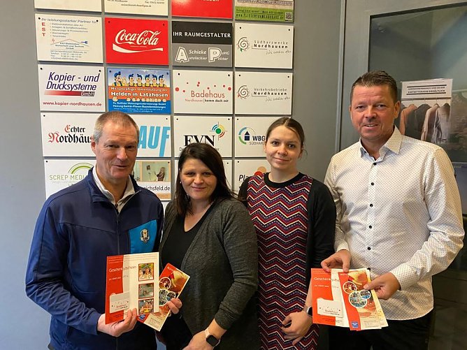 v.l.: Andreas Meyer, Anja Barth, Sandra Ziegler-Koch und Jens Eisenschmidt (Foto: KJR)