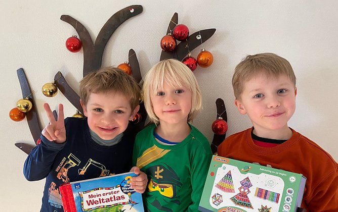 Weihnachtsgeschenke f&uuml;r Kindergartenkinder (Foto: Kita Sonnenschein )