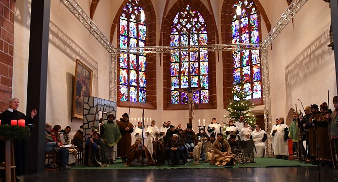 Gottesdienst mit den Nordth&uuml;ringer Werkst&auml;tten (Foto: NTW)