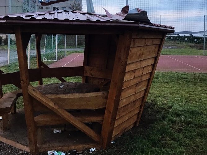 Pavillon an der Skateranlage (Foto: Ortschaft Ilfeld)