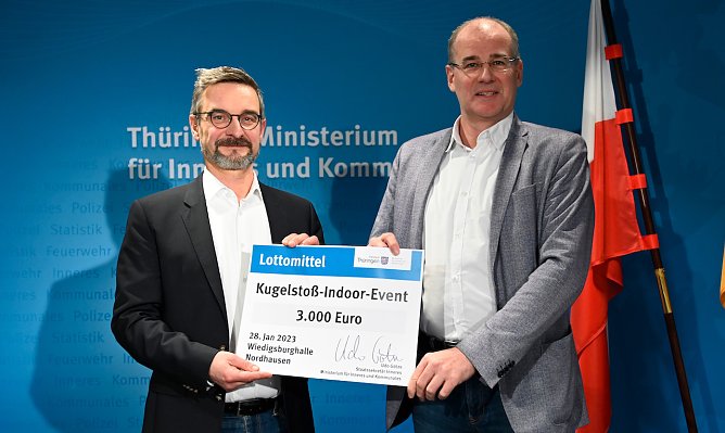 Lottomittel f&uuml;r das Nordhausen-Indoor am 28. Januar (Foto: TMIK)