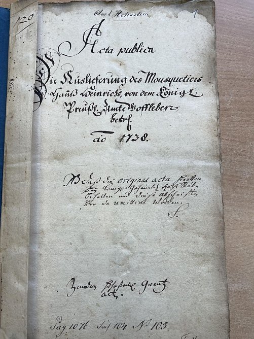 Musketier Heinrich, 1738 (Foto: Tim Sch&auml;fer)