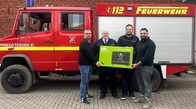 Spendenübergabe in Lipprechterode (Foto: S.Dietzel) Spendenübergabe in Lipprechterode (Foto: S.Dietzel)