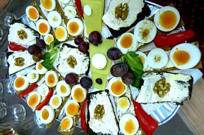 Gaumenergüsse und Eierfreuden (Foto: Dichterstätte Sarah Kirsch) Gaumenergüsse und Eierfreuden (Foto: Dichterstätte Sarah Kirsch)