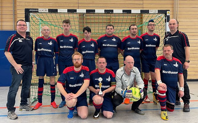 Erfolgreiche Fußballer der Nordthüringer Lebenshilfe (Foto: M.Gaßmann) Erfolgreiche Fußballer der Nordthüringer Lebenshilfe (Foto: M.Gaßmann)