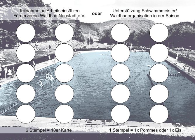 Stempelkarte f&uuml;r Kinder und Jugendliche (Foto: F&ouml;rderverein Waldbad Neustadt)