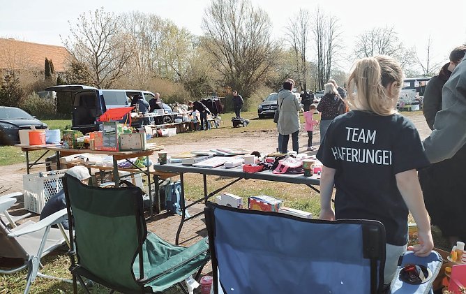 Tr&ouml;delmarkt in Haferungen (Foto: A.-K. Wolter)