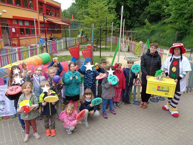 Verkehrserziehung am Lohmarkt (Foto: Johanniter Unfall Hilfe)
