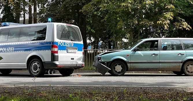 Am AKS endete die Flucht (Foto: nnz)