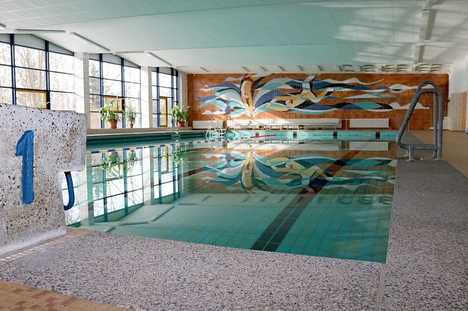 Die Schwimmhalle in Sollstedt öffnet bald wieder (Foto: Pressestelle Landratsamt) Die Schwimmhalle in Sollstedt öffnet bald wieder (Foto: Pressestelle Landratsamt)
