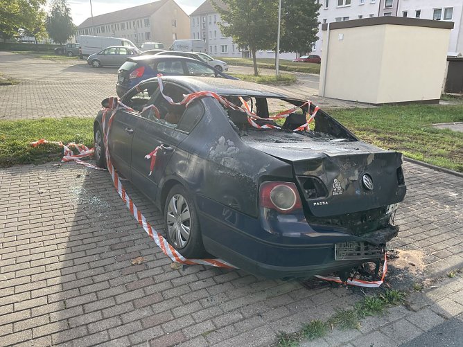 Autowrack entsorgt (Foto: Landratsamt)
