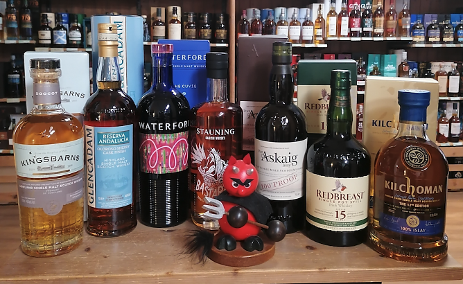 Die Parade der Besten - im Tabakspeicher will man demn&auml;chst Weltmeister Whiske(y)s verkosten (Foto: Museum Tabakspeicher)