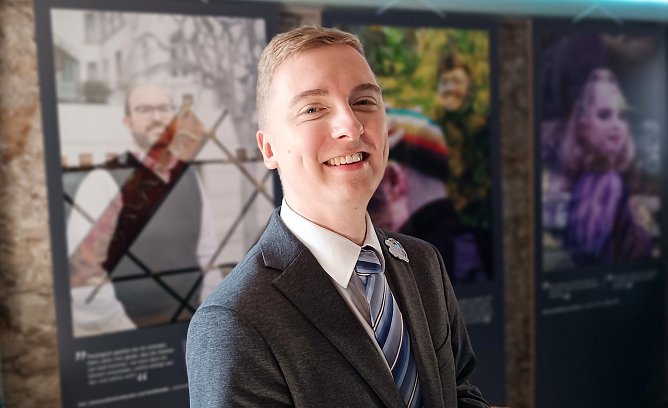 Kevin Hosmann in Woffleben (Foto: Franca Wenderoth)