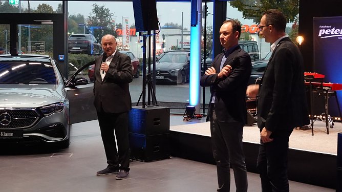 Von links: Helmut Peter, Andreas Peter und J&ouml;rn Bierwisch (Foto: nnz)