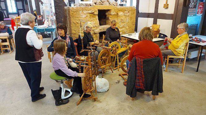 Kunsthandwerker im Tabakspeicher (Foto: Stadt Nordhausen) Kunsthandwerker im Tabakspeicher (Foto: Stadt Nordhausen)