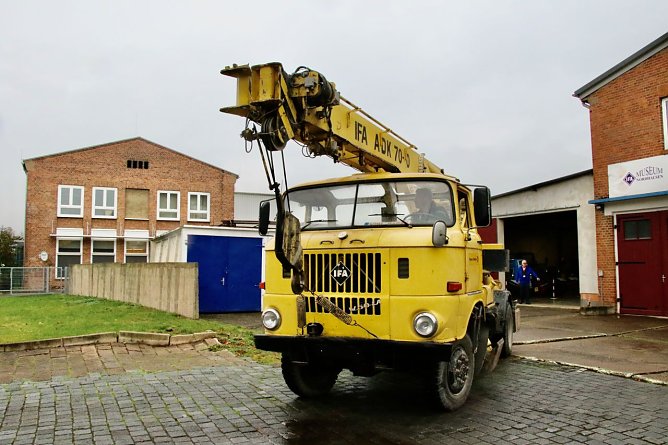 Neuzugang für das IFA Museum: der ADK 70 aus dem Deuna Werk der Dyckerhoff GmbH (Foto: agl) Neuzugang für das IFA Museum: der ADK 70 aus dem Deuna Werk der Dyckerhoff GmbH (Foto: agl)