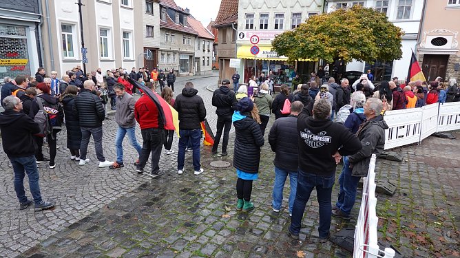 Demo durch Bleicherode (Foto: nnz)