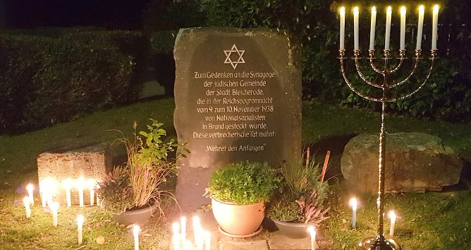 Gedenken in Bleicherode (Foto: R.Englert)