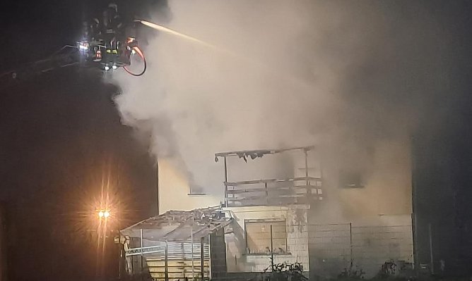 Brand in Niedergebra (Foto: S.Dietzel) Brand in Niedergebra (Foto: S.Dietzel)