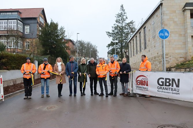 Freie Fahrt in der Riemannstra&szlig;e (Foto: Stadtverwaltung Nordhausen)