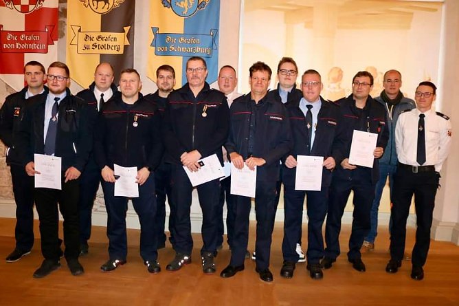 Valentin Dombrow (2. von links) und die anderen Geehrten (Foto: privat)