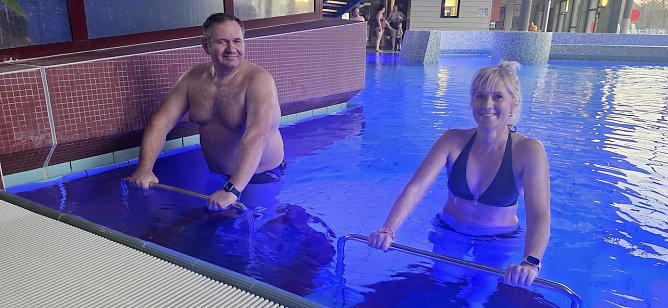 Aquajumper im Einsatz (Foto: Badehaus) Aquajumper im Einsatz (Foto: Badehaus)