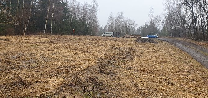 Die gem&auml;hte Bergwiese im ehemaligen Grenzstreifen vor der Mahd (Foto: Bodo Schwarzberg)